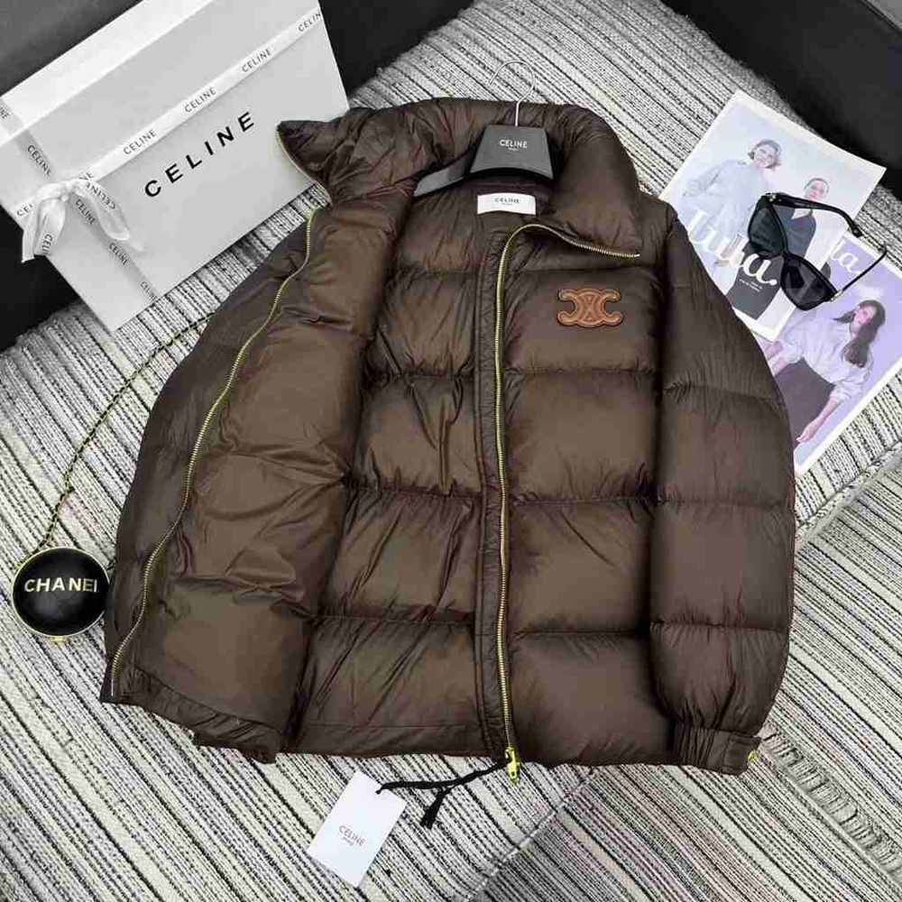 Celine Brown Puffer Jacket